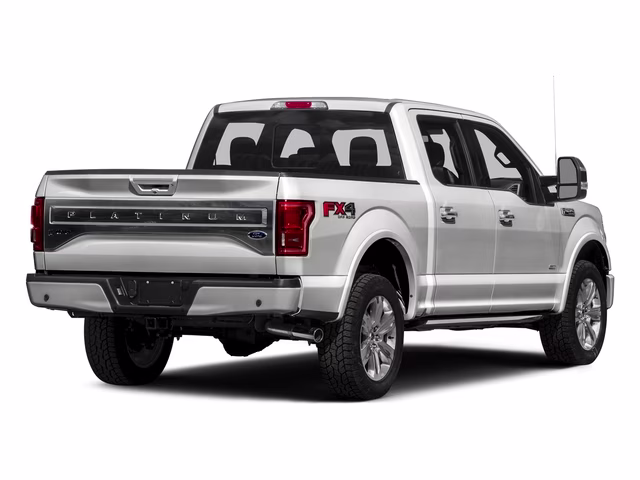 2016 White Platinum Metallic Tri-Coat Ford F-150 Platinum 4X4 Truck