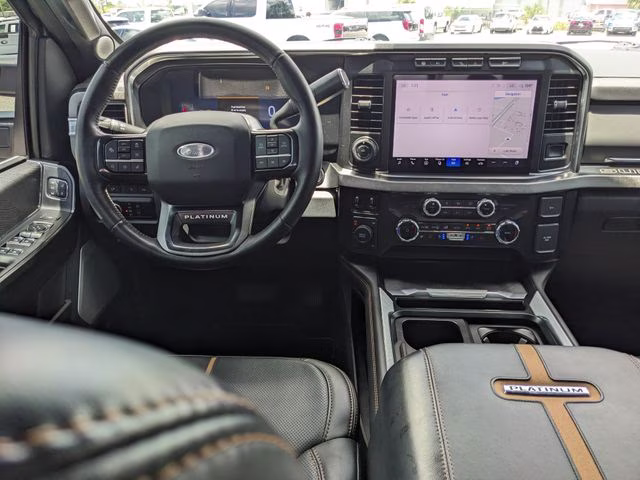 2024 Gray Metallic Ford Super Duty F-350 SRW Platinum 4X4 Truck