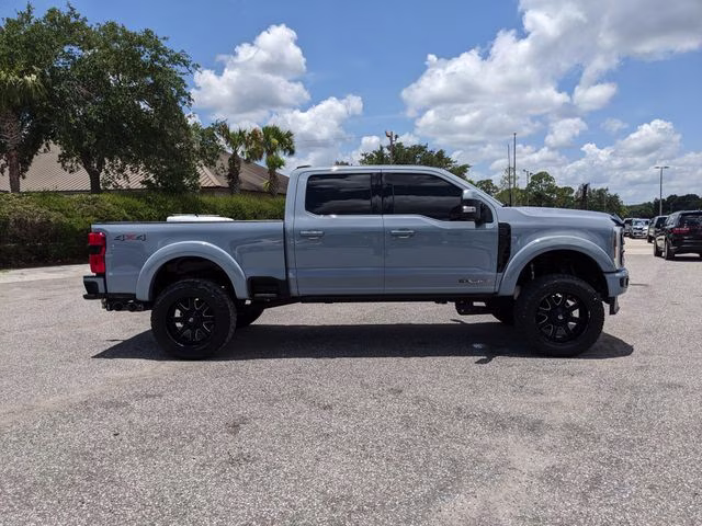 2024 Gray Metallic Ford Super Duty F-350 SRW Platinum 4X4 Truck