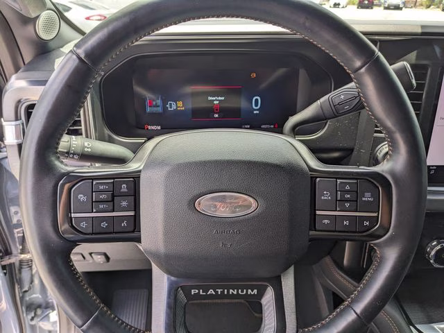 2024 Gray Metallic Ford Super Duty F-350 SRW Platinum 4X4 Truck