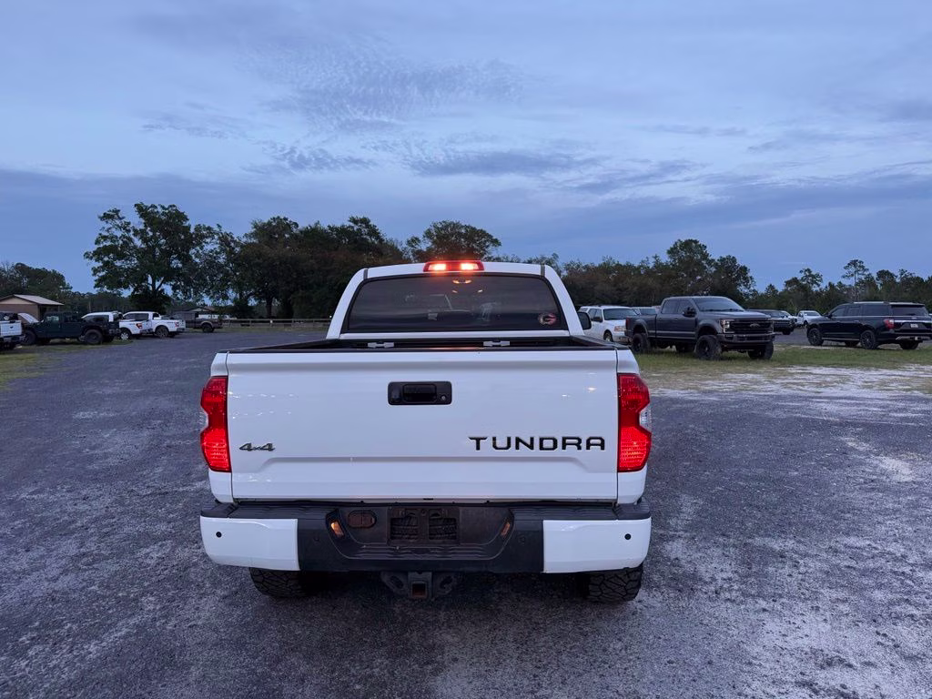 2015 Super White Toyota Tundra Limited 4X4 Truck