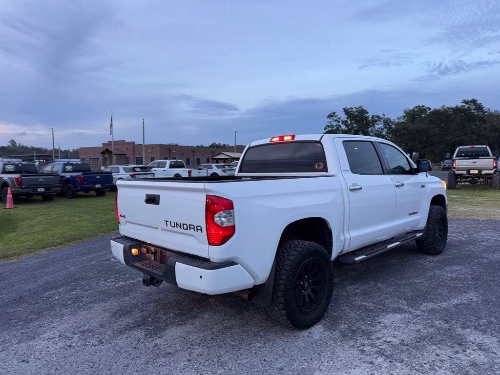 2015 Super White Toyota Tundra Limited 4X4 Truck