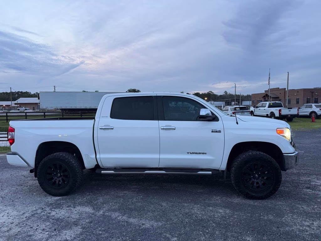 2015 Super White Toyota Tundra Limited 4X4 Truck