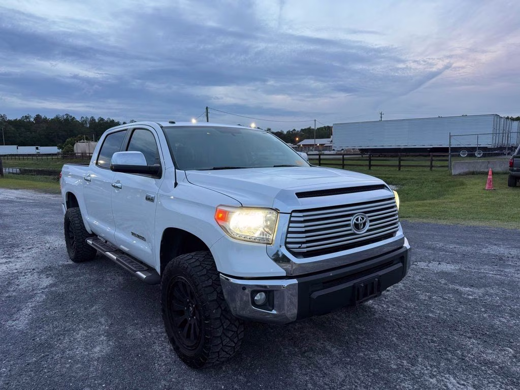 2015 Super White Toyota Tundra Limited 4X4 Truck