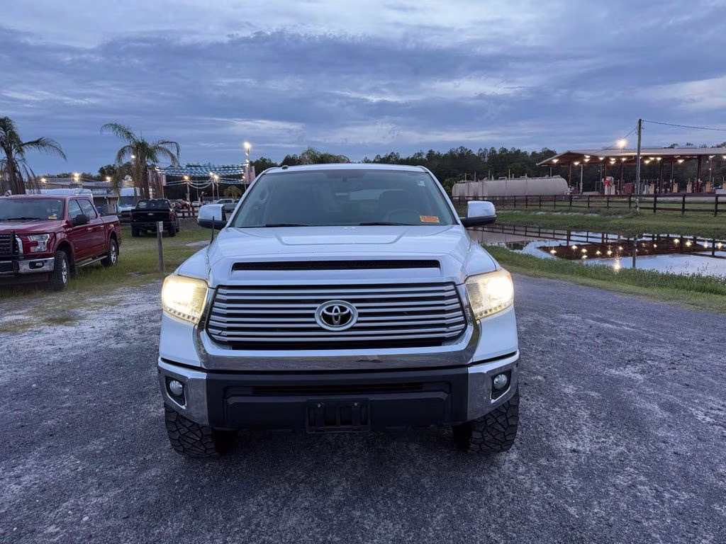 2015 Super White Toyota Tundra Limited 4X4 Truck