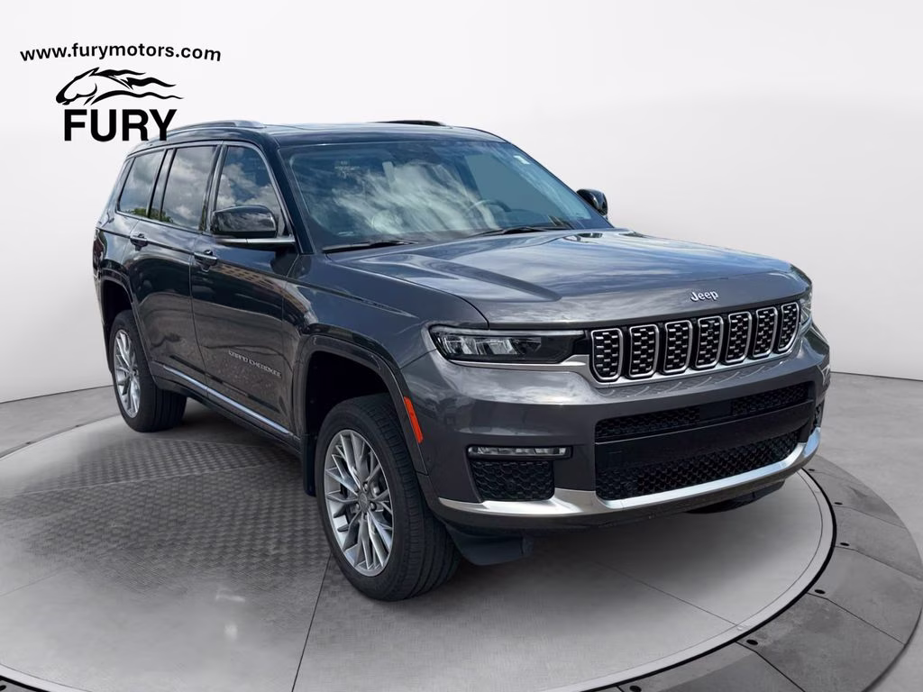 2022 Baltic Gray Metallic Clearcoat Jeep Grand Cherokee L Summit w/Tech & Luxury Pkgs 4X4 SUV