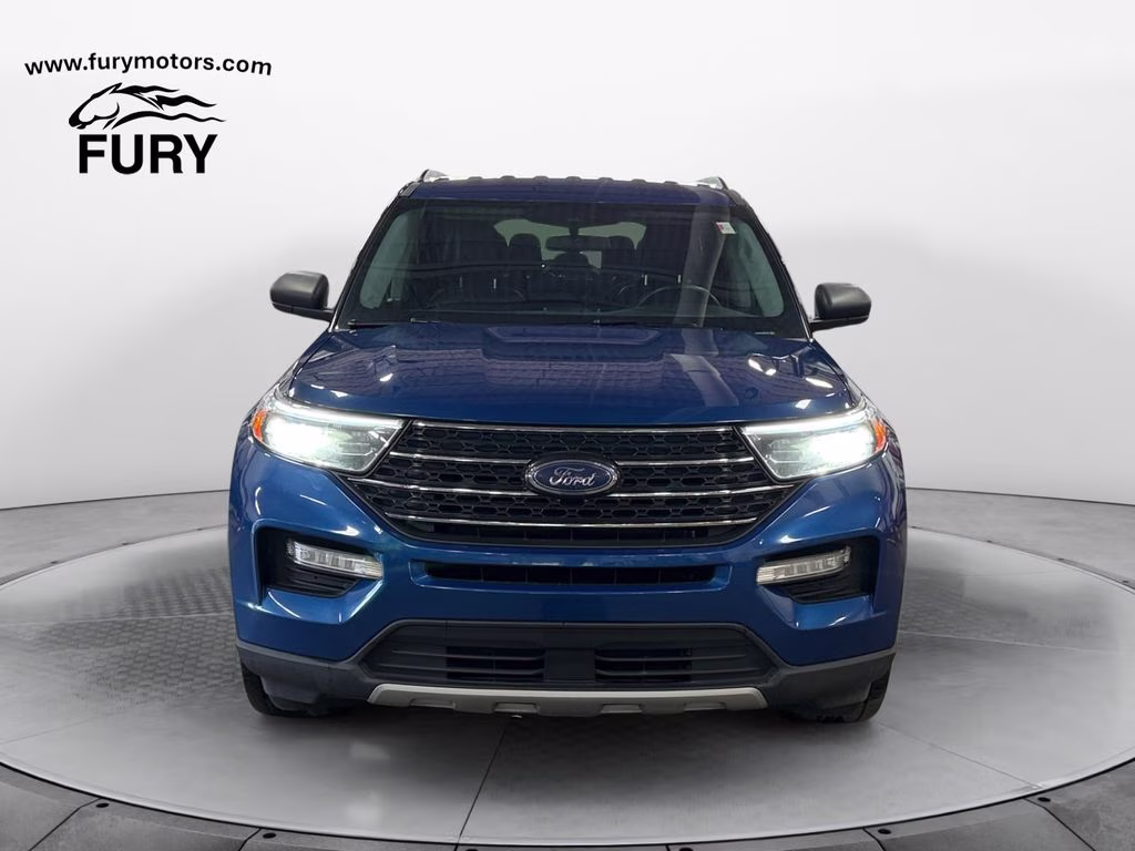 2022 Blue Ford Explorer XLT w/Trailer Tow Pkg 4X4 SUV