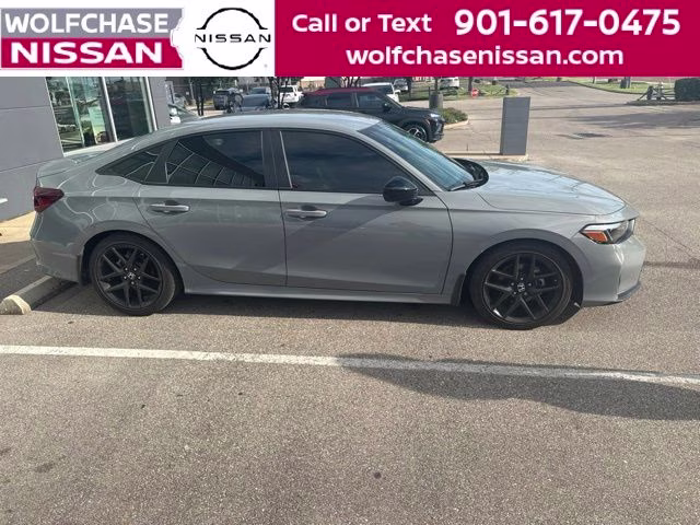 2025 Urban Gray Pearl Honda Civic Sport FWD Sedan