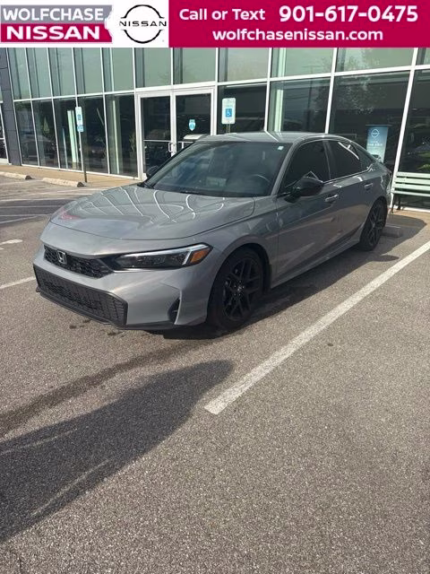2025 Urban Gray Pearl Honda Civic Sport FWD Sedan