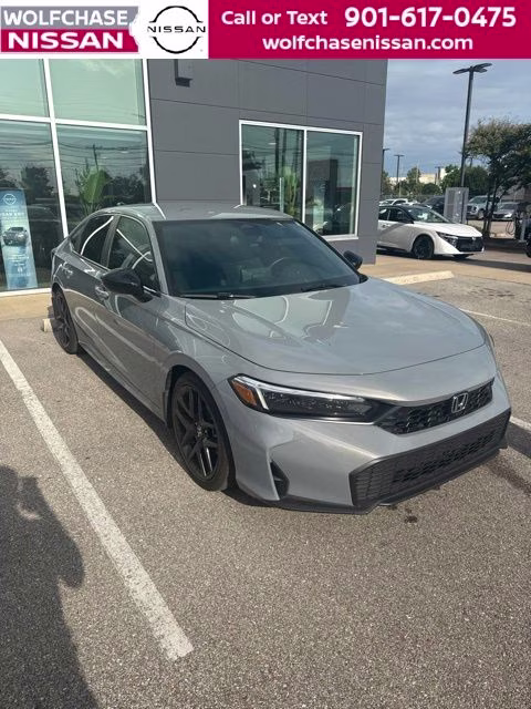 2025 Urban Gray Pearl Honda Civic Sport FWD Sedan