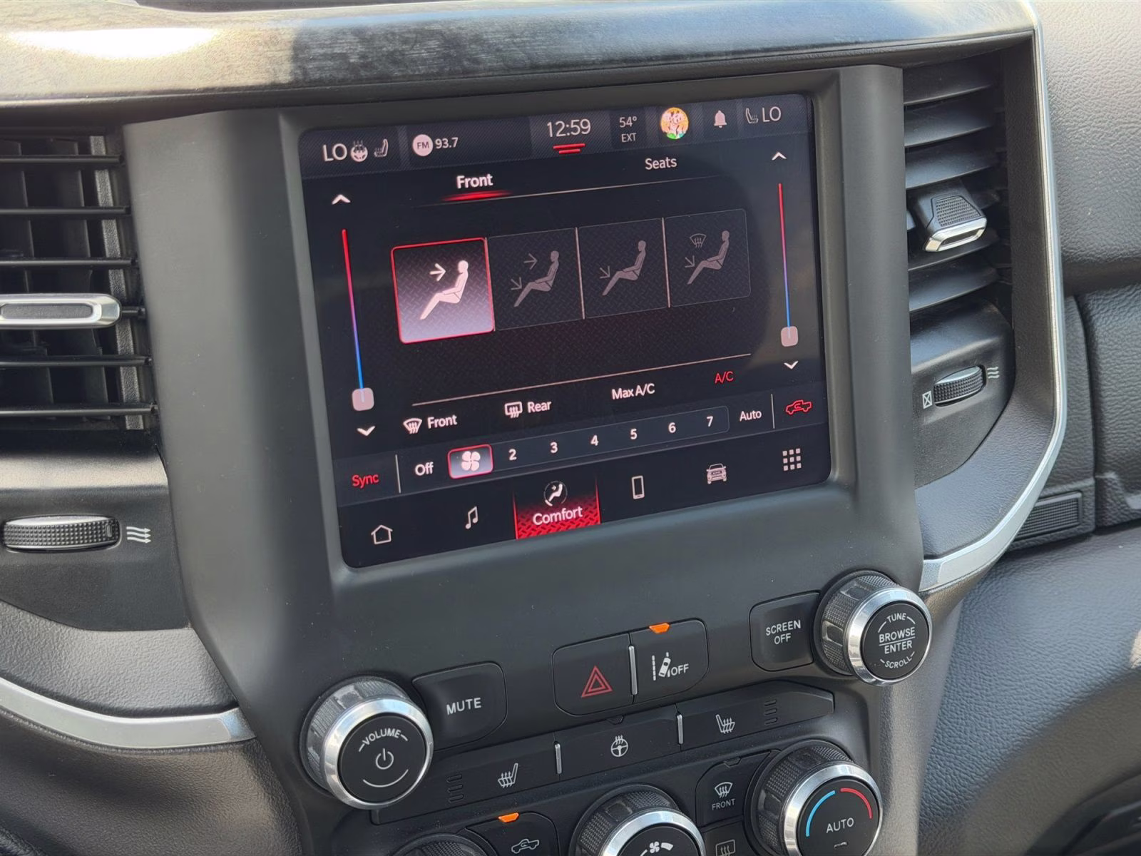 2022 Diamond Black Crystal Pearlcoat Ram 1500 Big Horn/Lone Star 4X4 Truck