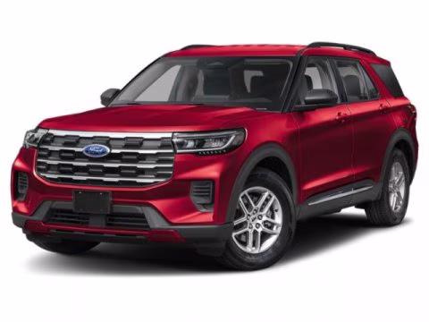 2027 Ruby Red Metallic Tinted Clearcoat Ford Explorer Active RWD SUV