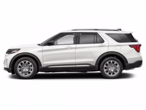 2027 Star White Metallic Tri-Coat Ford Explorer Platinum RWD SUV