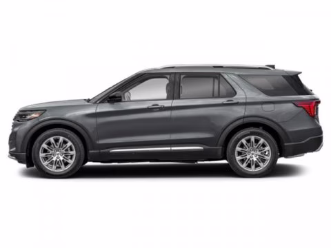2027 Star White Metallic Tri-Coat Ford Explorer Platinum RWD SUV