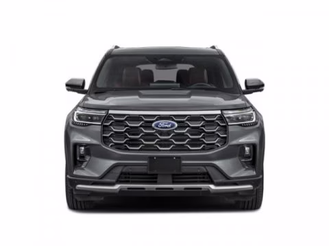 2027 Star White Metallic Tri-Coat Ford Explorer Platinum RWD SUV