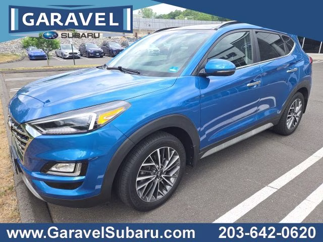 2019 Aqua Blue Hyundai Tucson Ultimate AWD SUV