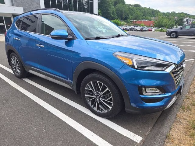 2019 Aqua Blue Hyundai Tucson Ultimate AWD SUV