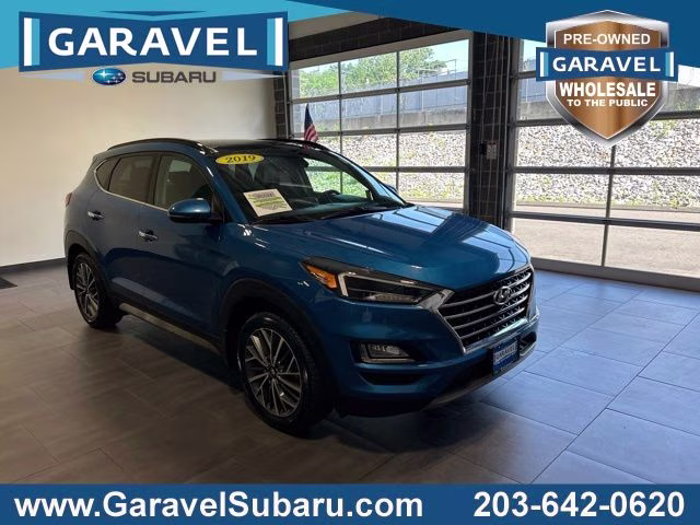 2019 Aqua Blue Hyundai Tucson Ultimate AWD SUV