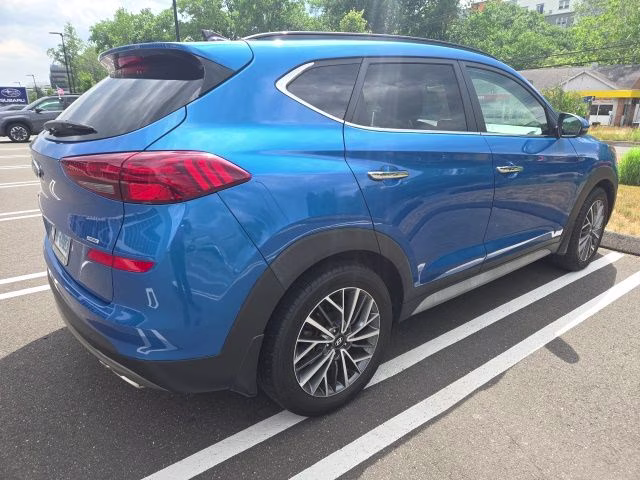 2019 Aqua Blue Hyundai Tucson Ultimate AWD SUV