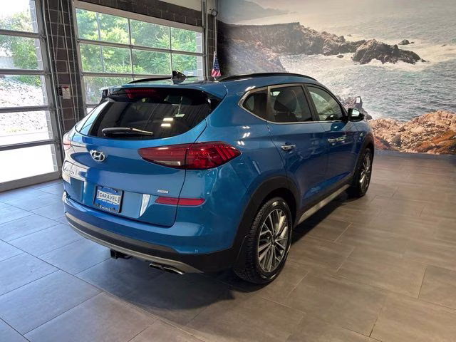2019 Aqua Blue Hyundai Tucson Ultimate AWD SUV