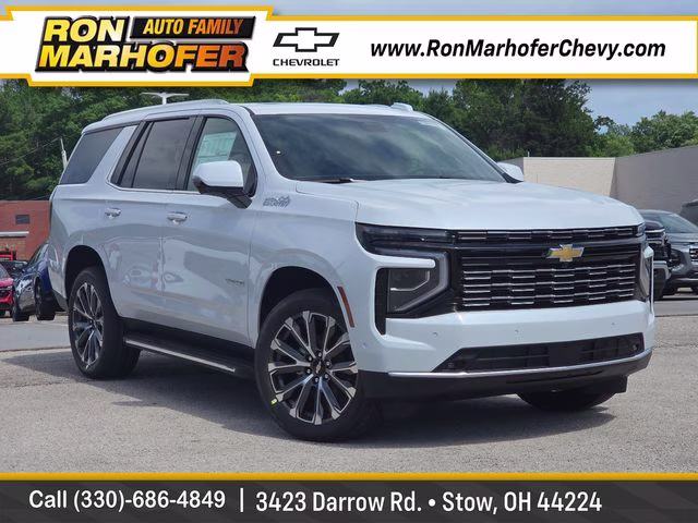 2026 Polar White Tricoat Chevrolet Tahoe High Country 4X4 SUV