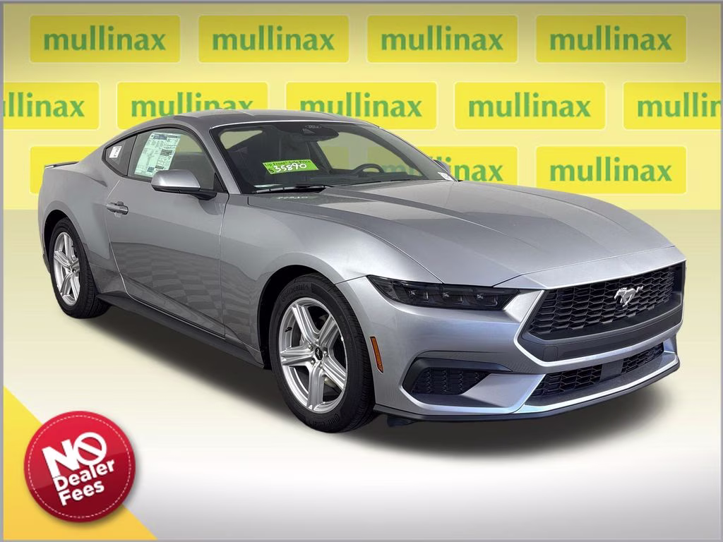 2026 Silver Metallic Ford Mustang EcoBoost Premium RWD Coupe