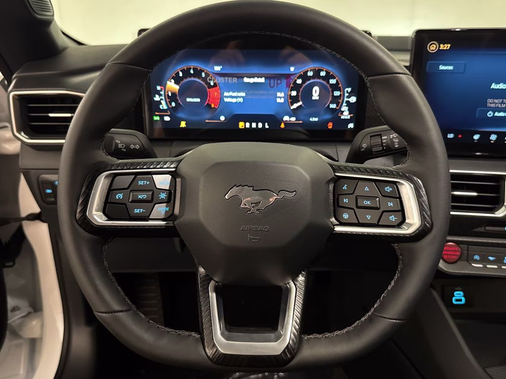 2026 Oxford White Ford Mustang EcoBoost Premium RWD Coupe