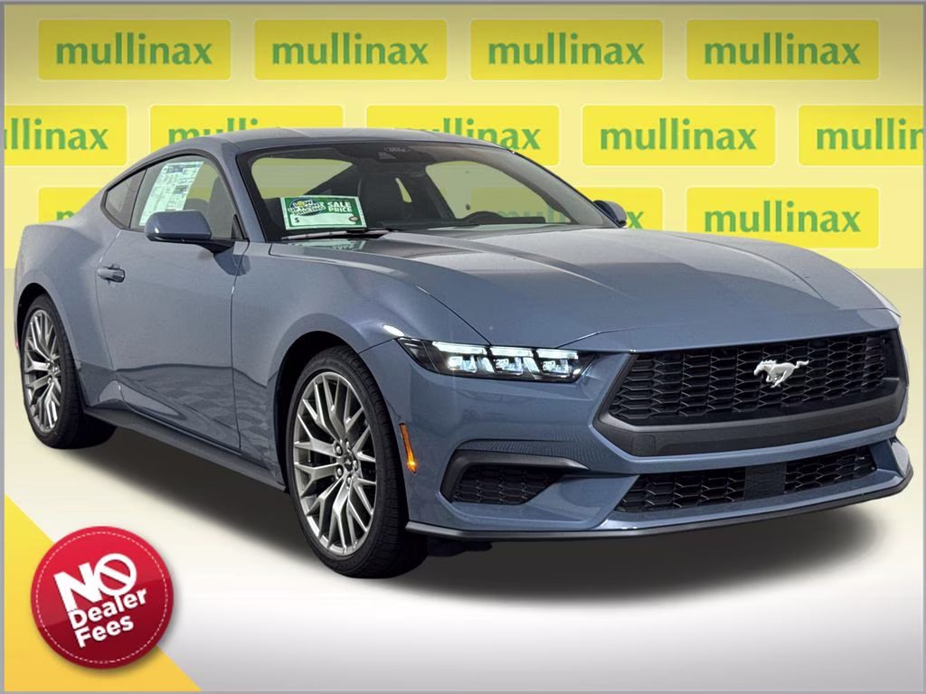 2026 Vapor Blue Metallic Ford Mustang EcoBoost Premium RWD Coupe
