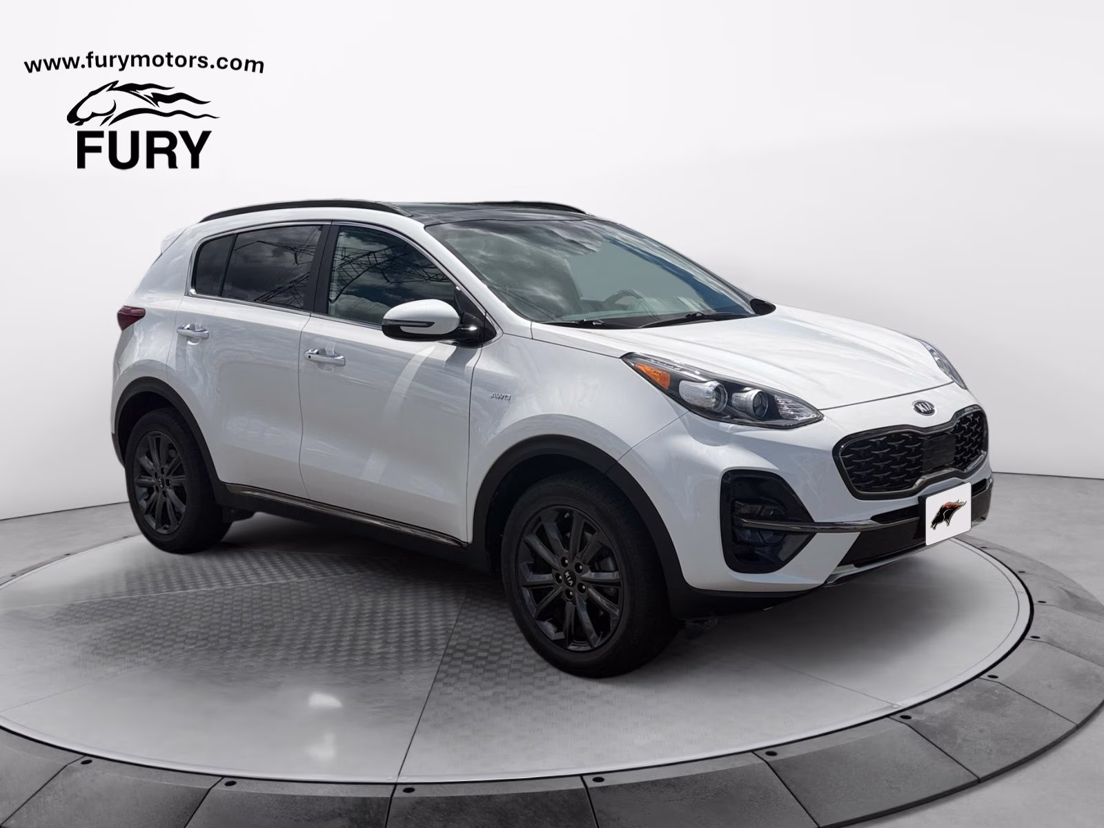 2020 Snow White Pearl Kia Sportage S AWD SUV