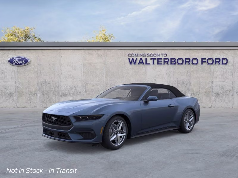 2026 Vapor Blue Metallic Ford Mustang EcoBoost Premium RWD Convertible