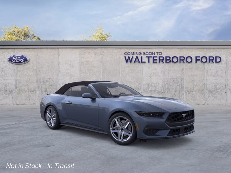 2026 Vapor Blue Metallic Ford Mustang EcoBoost Premium RWD Convertible