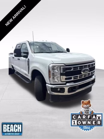2025 White Ford Super Duty F-350 DRW XLT 4X4 Truck