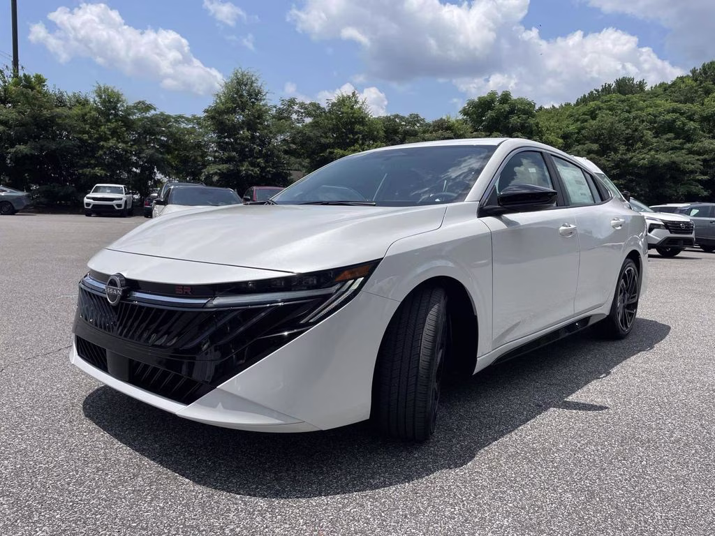2026 Aspen White Tricoat Nissan Sentra SR FWD Sedan