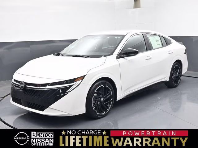 2026 Aspen White Tricoat Nissan Sentra SR FWD Sedan