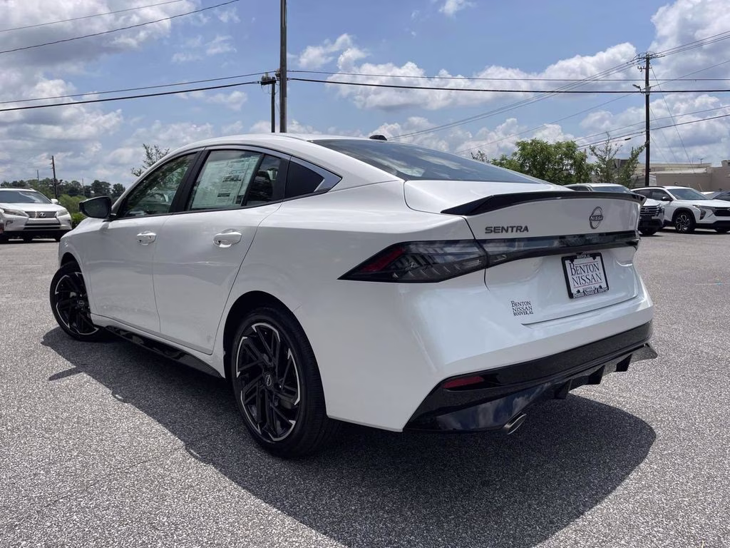 2026 Aspen White Tricoat Nissan Sentra SR FWD Sedan