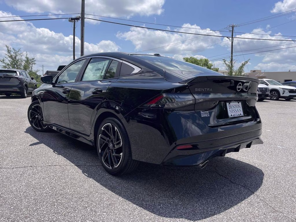 2026 Super Black Nissan Sentra SR FWD Sedan