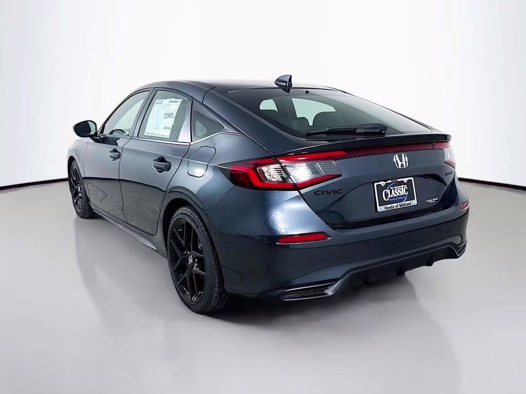 2026 Meteorite Gray Metallic Honda Civic Sport FWD Hatchback