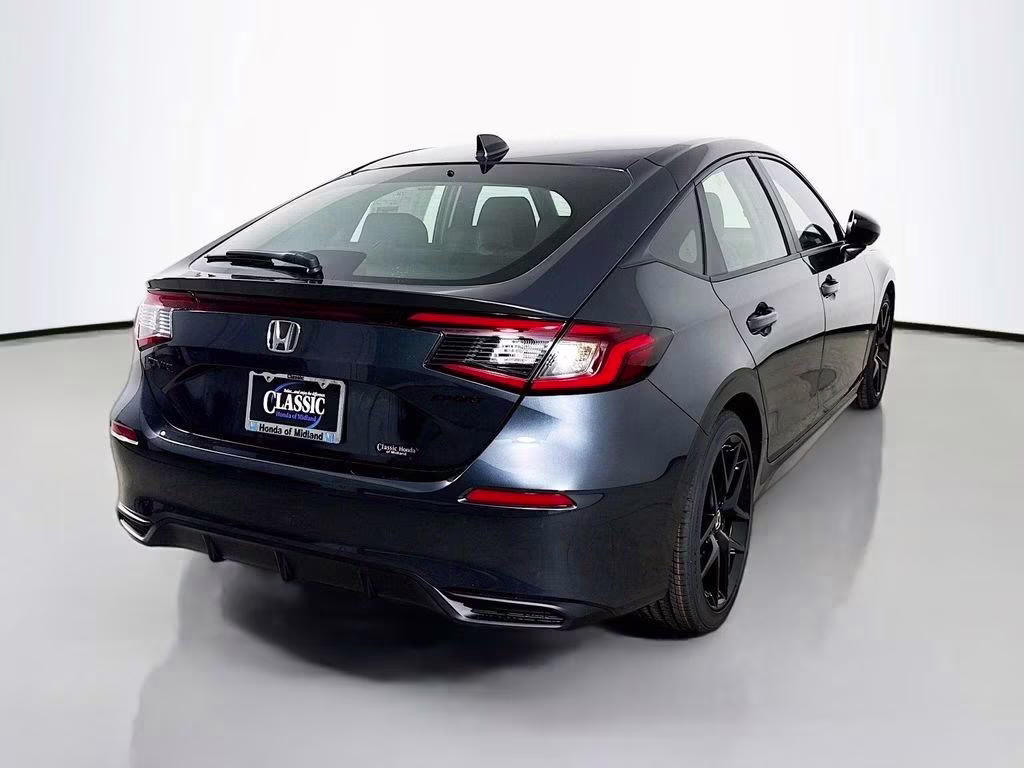 2026 Meteorite Gray Metallic Honda Civic Sport FWD Hatchback