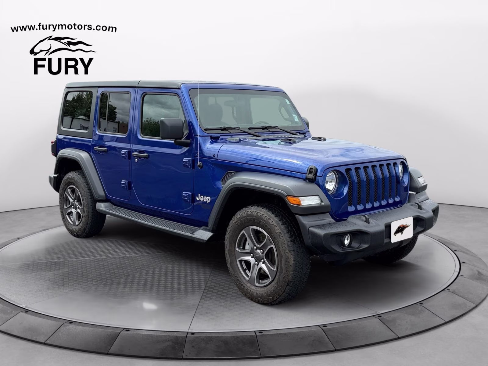 2018 Ocean Blue Metallic Clearcoat Jeep Wrangler Unlimited Sport S 4X4 SUV