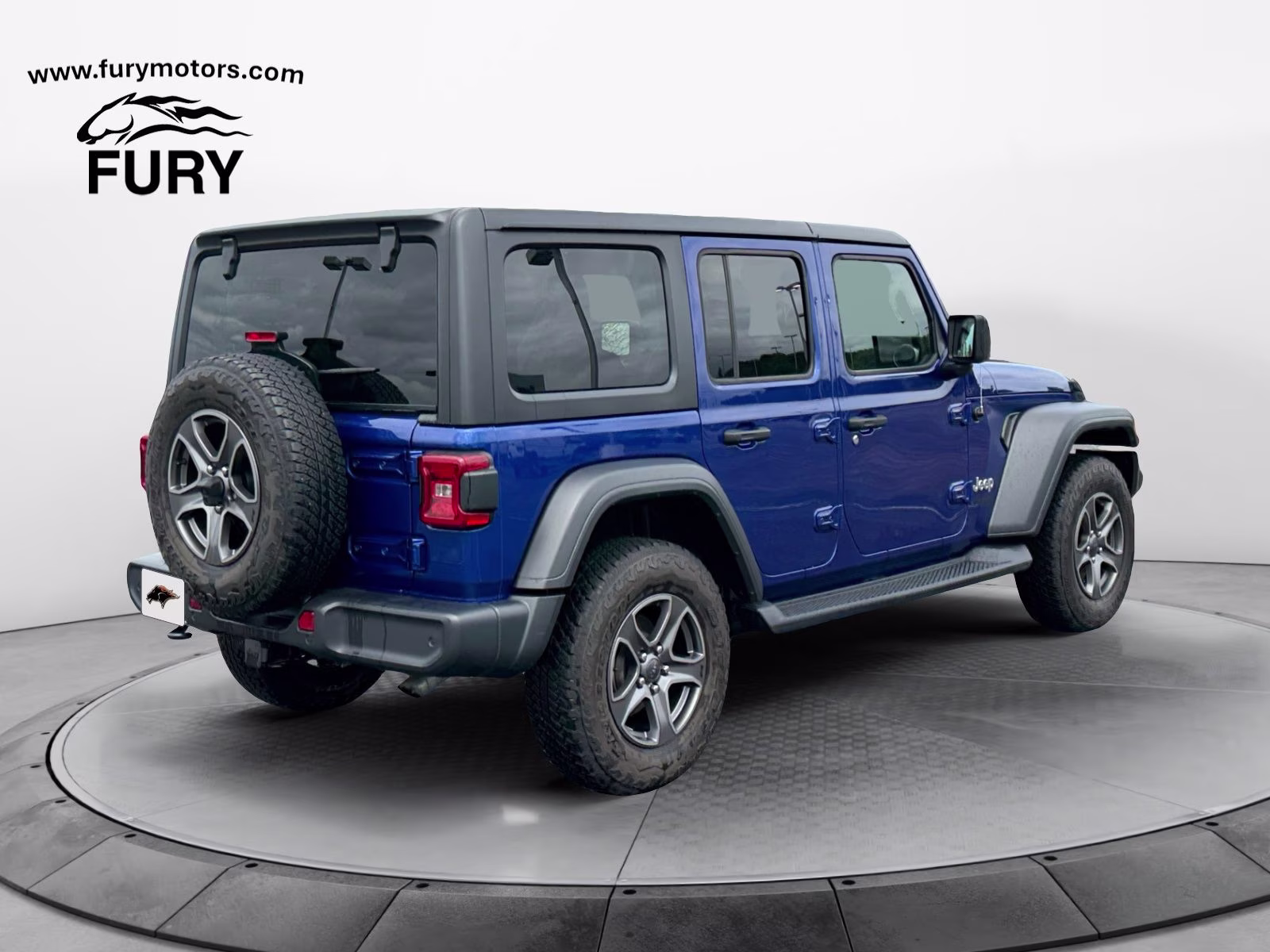 2018 Ocean Blue Metallic Clearcoat Jeep Wrangler Unlimited Sport S 4X4 SUV