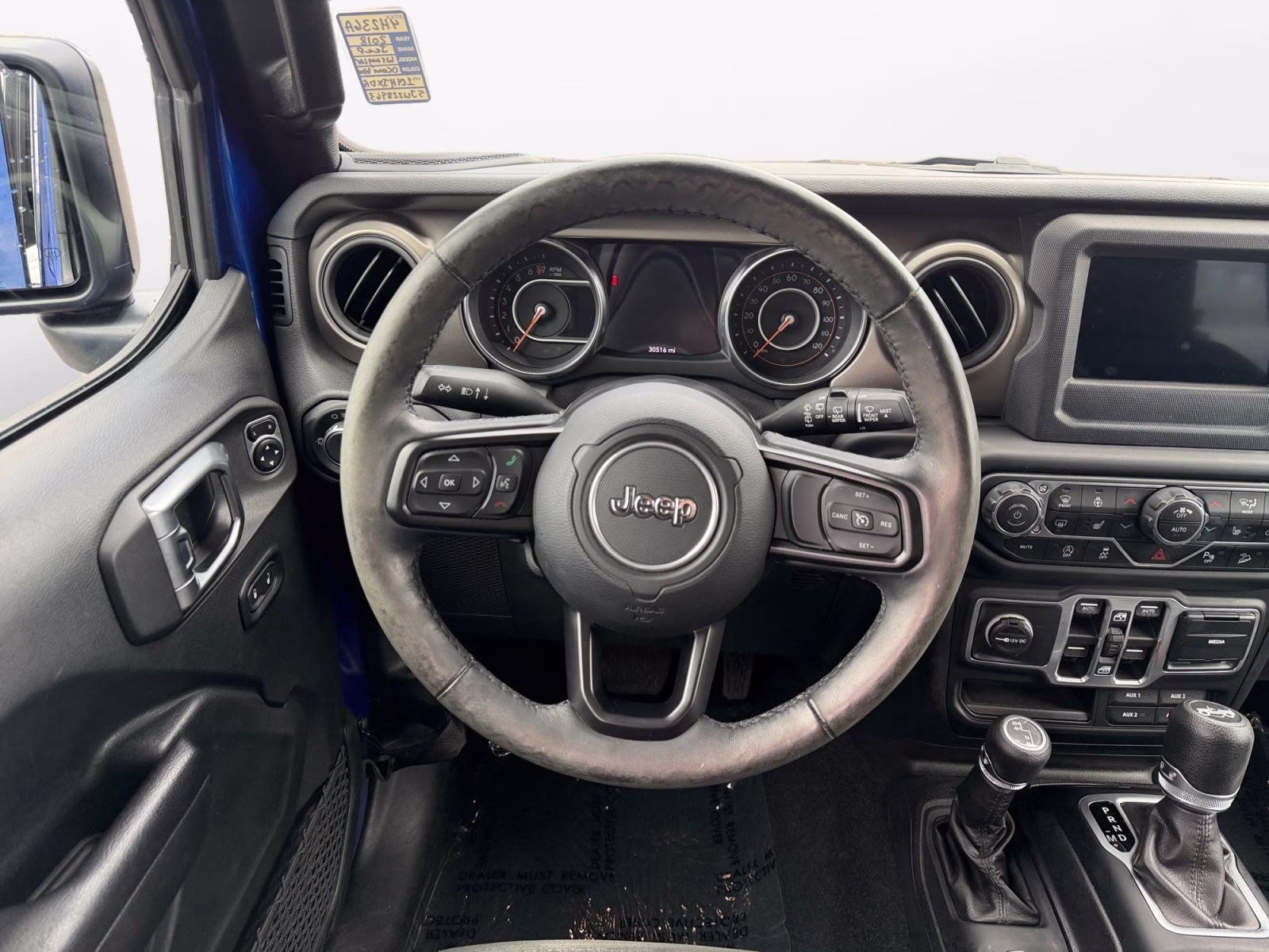 2018 Ocean Blue Metallic Clearcoat Jeep Wrangler Unlimited Sport S 4X4 SUV