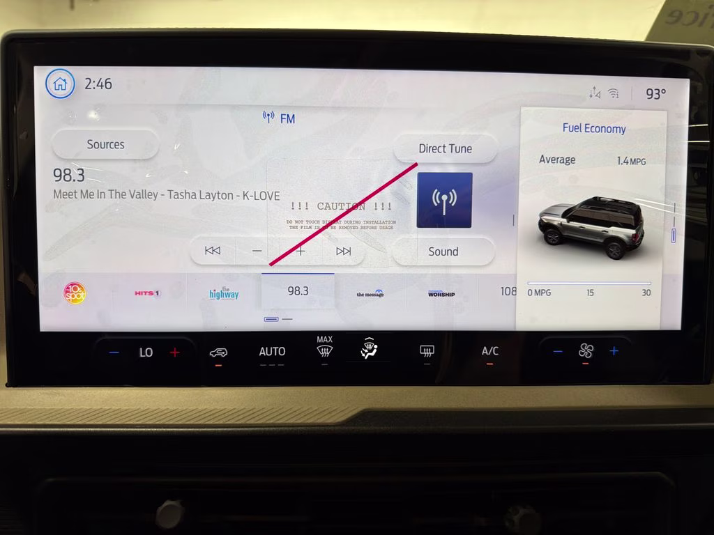 2026 SPACE WHITE Ford Bronco Sport Big Bend 4X4 SUV