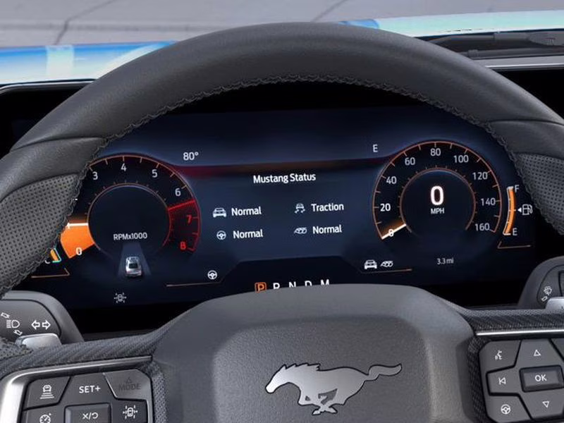 2025 Grabber Blue Metallic Ford Mustang GT Premium RWD Convertible