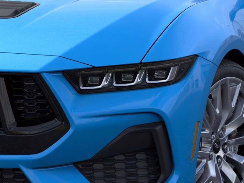 2025 Grabber Blue Metallic Ford Mustang GT Premium RWD Convertible