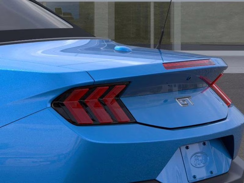 2025 Grabber Blue Metallic Ford Mustang GT Premium RWD Convertible