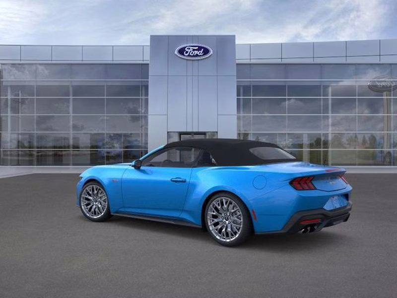 2025 Grabber Blue Metallic Ford Mustang GT Premium RWD Convertible