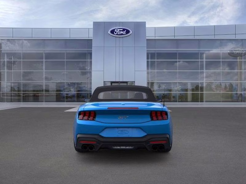 2025 Grabber Blue Metallic Ford Mustang GT Premium RWD Convertible