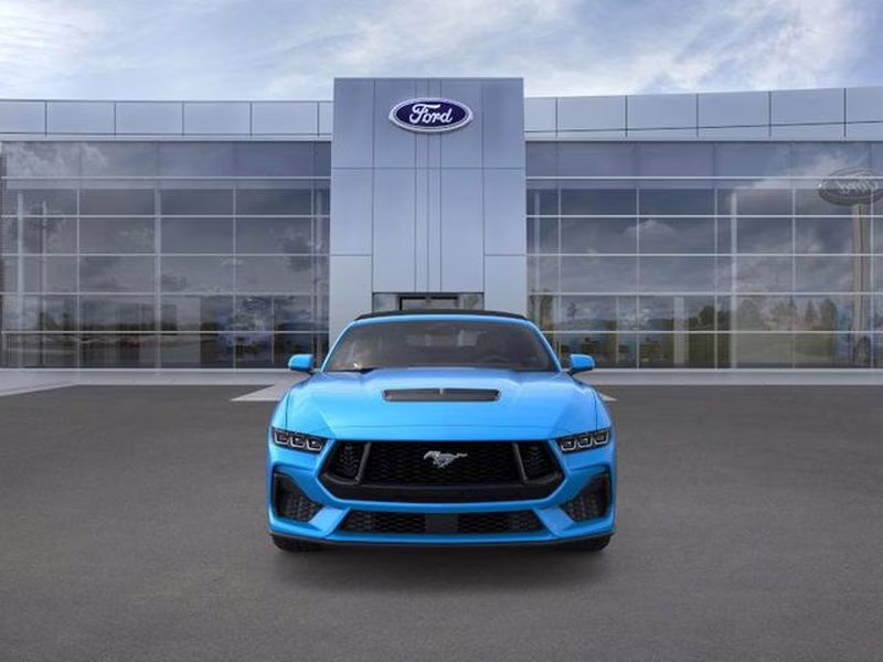 2025 Grabber Blue Metallic Ford Mustang GT Premium RWD Convertible