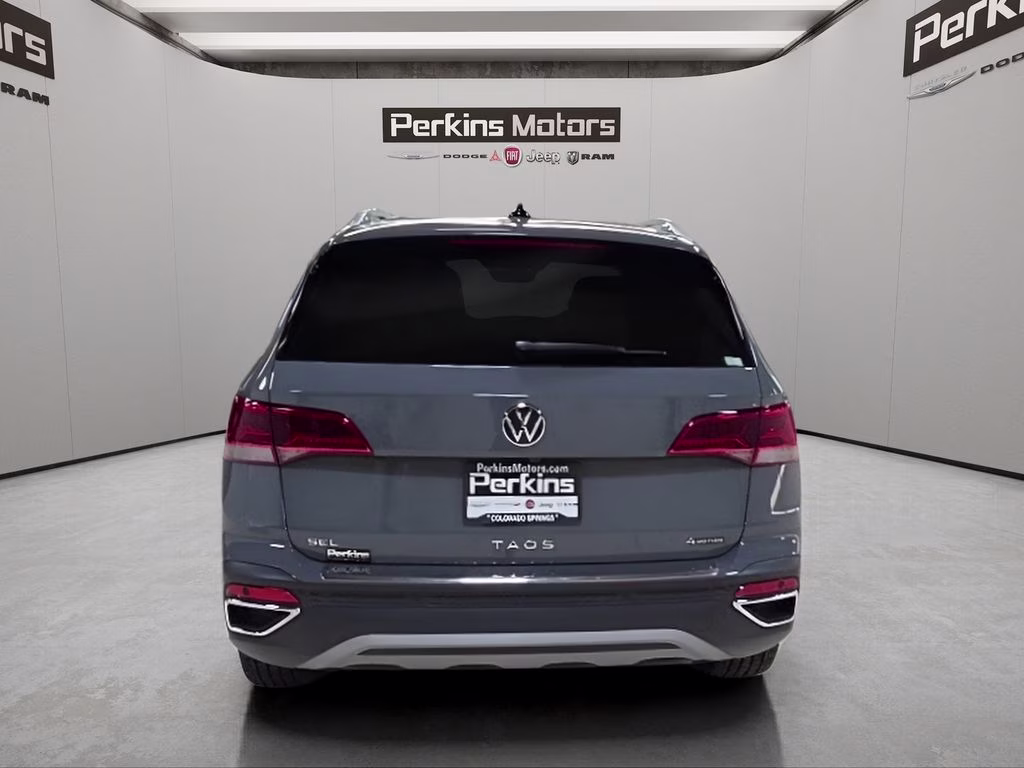 2024 Gray Volkswagen Taos 1.5T SEL AWD SUV