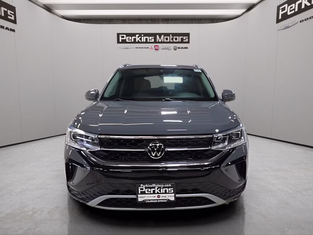 2024 Gray Volkswagen Taos 1.5T SEL AWD SUV